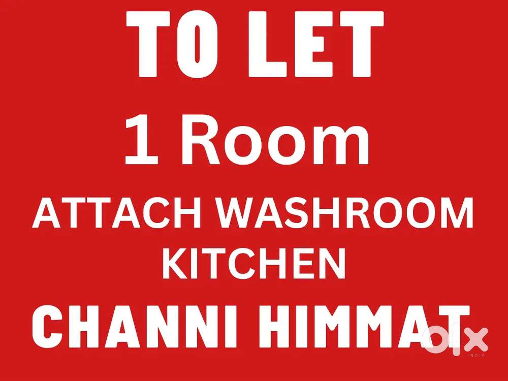 1 Room set for rent in Channi Himmat