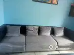 Sofa set 4 seater with cushions