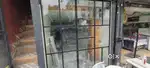 Glass entry gate