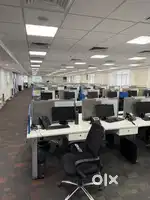 125 workstation with 5 cabin conf reception available for rent Noida.