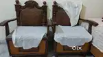 Solid Wooden Sofa Set (5 seater) with storage box