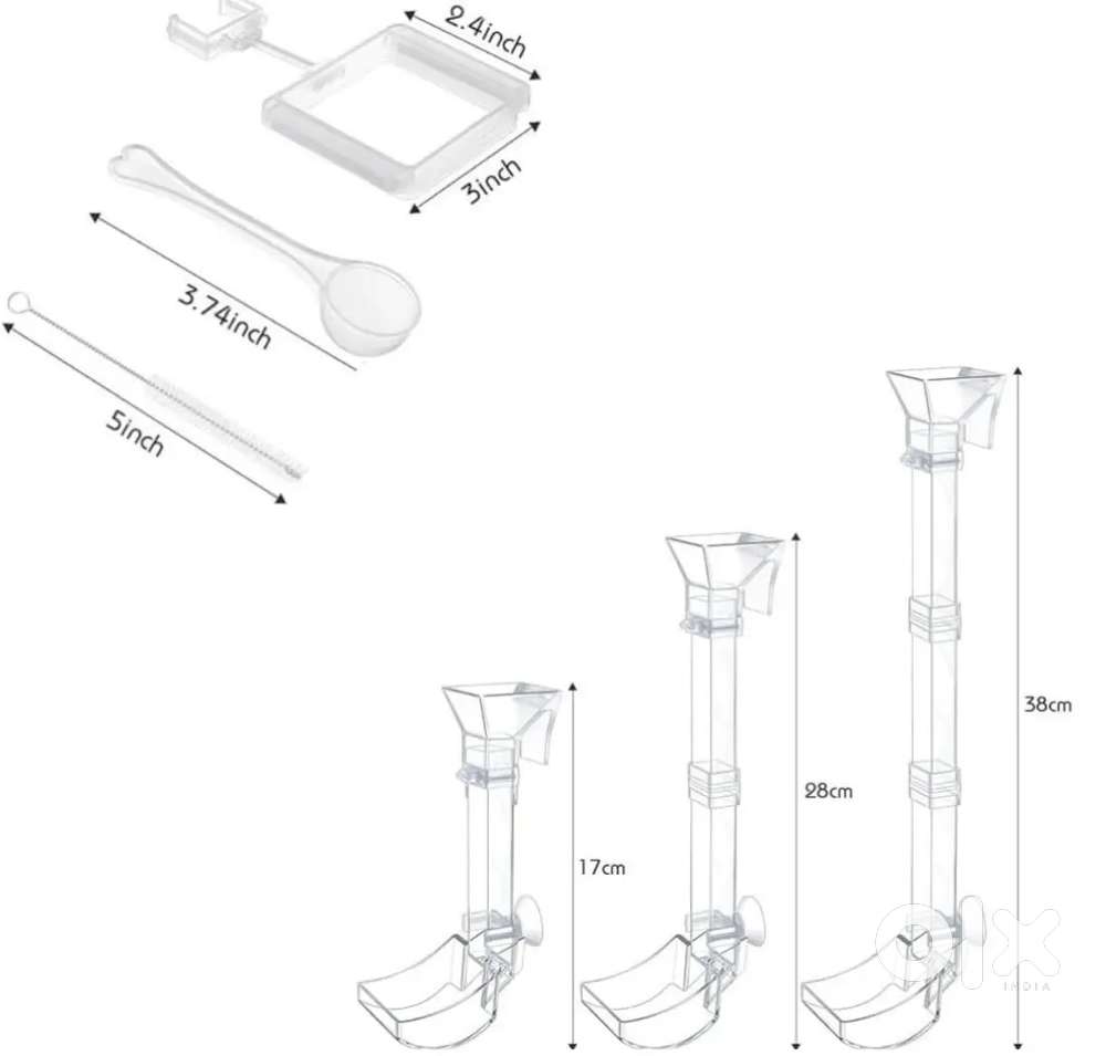 FISH FEEDING TUBE