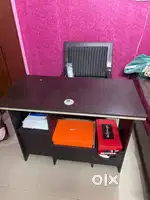 Study table with brand new condition in black wood shades