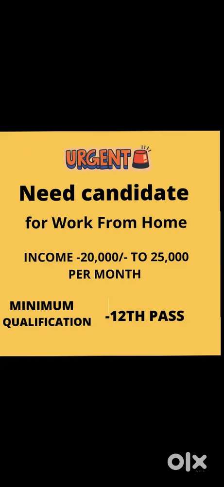 We need 15-20 person for online work