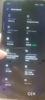 Oppo f15 Ram 8+5,,128gb