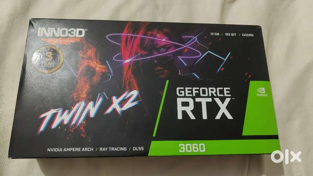 GEFORCE RTX 3060 12 gb Graphics card and GTX  1660 4Gb original Asus