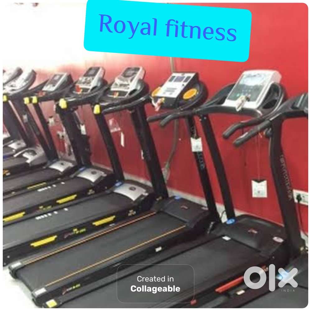 All gym equipment treadmill and exercise cycle available
