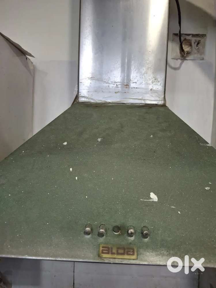 Alda kitchen chimney 1200m3/hr in good condition with baffle plates