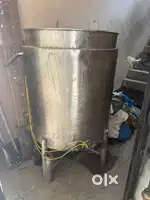 Milk steamer in stainless steel
