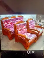 Supreet Furniture brand new Assam Teak wood wooden sofa