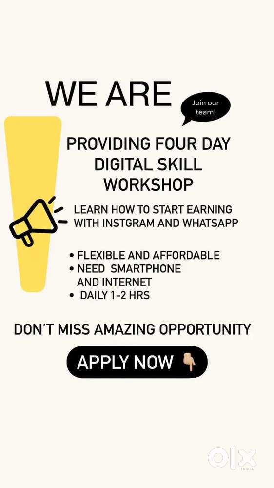 Digital work vacancies