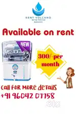 Water purifier machine available on Rent