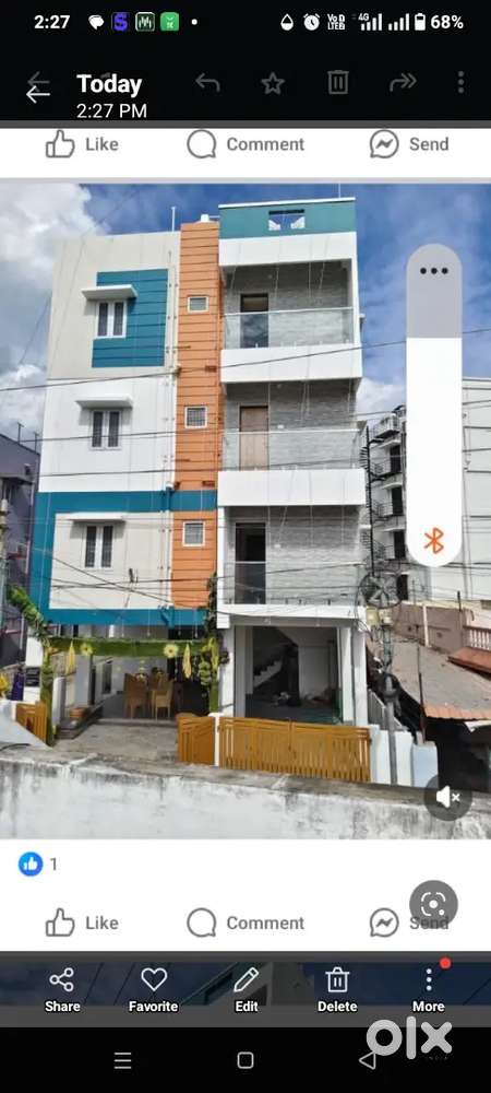Ganapathi Ramakrishna mill 7house rental ther is a lift