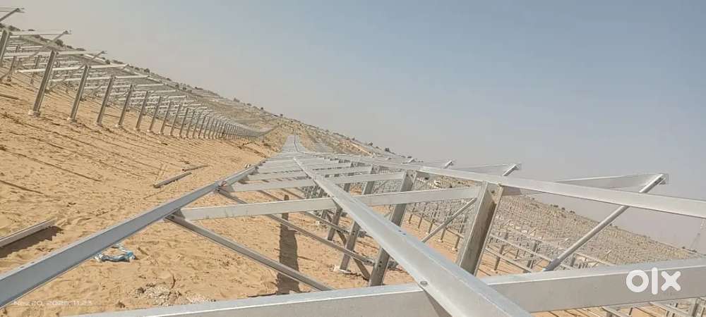 Solar power plant में काम करने के लिए ठेकेदार, मजदुर, supervisor चाहि