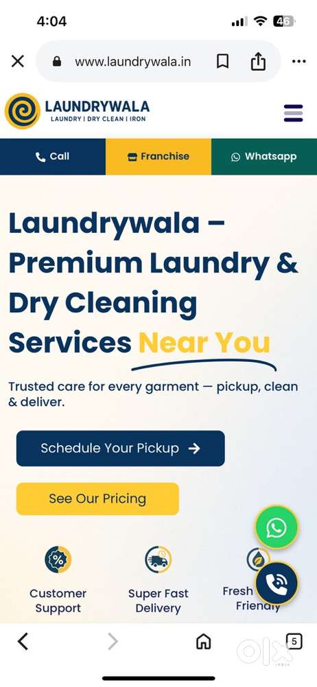 For drycleaning and steam ironing