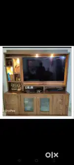 TV unit with lights