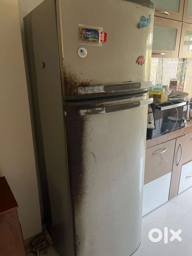 fridge and washing machine and iron wordroob