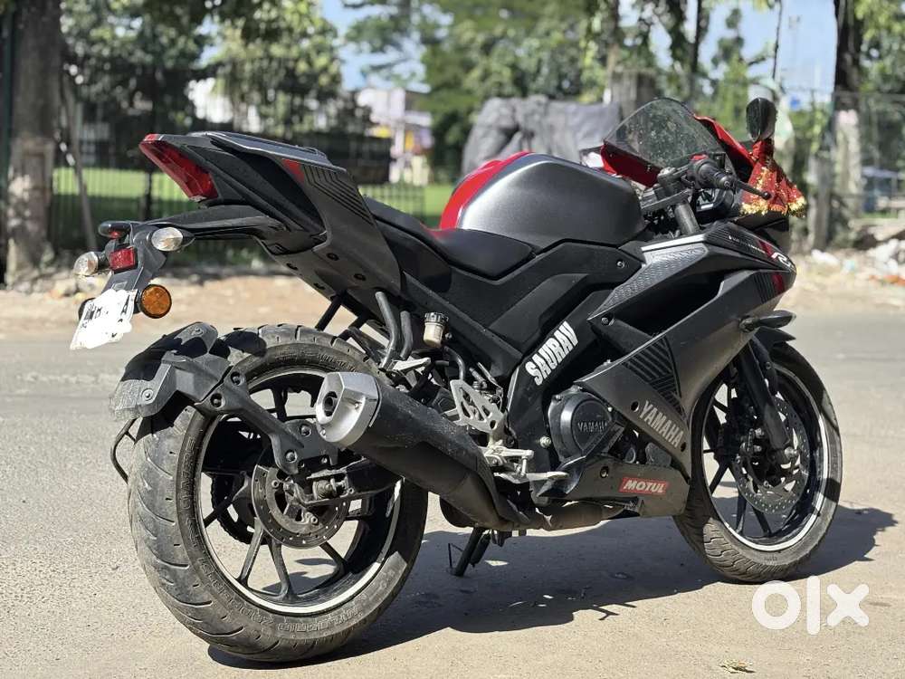 i want to sell my bike r15 v3 red grey colour fully fresh condition