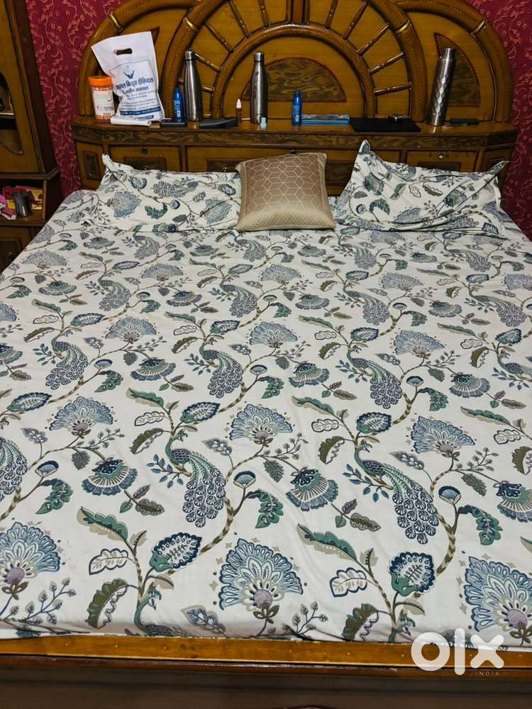 Double bed with sleepwell mattress