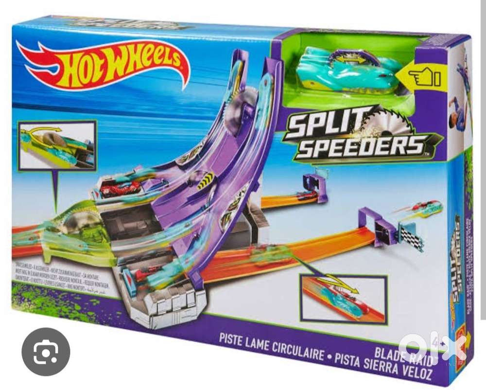 Hot Wheels Blade Raid Split Speeders Track Set!