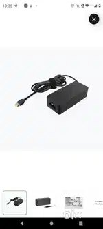 Lenovo 65 W slim port AC adapter Black