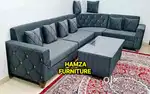 HAMZA FURNITURE NEW look l shape sofa set with affordable price