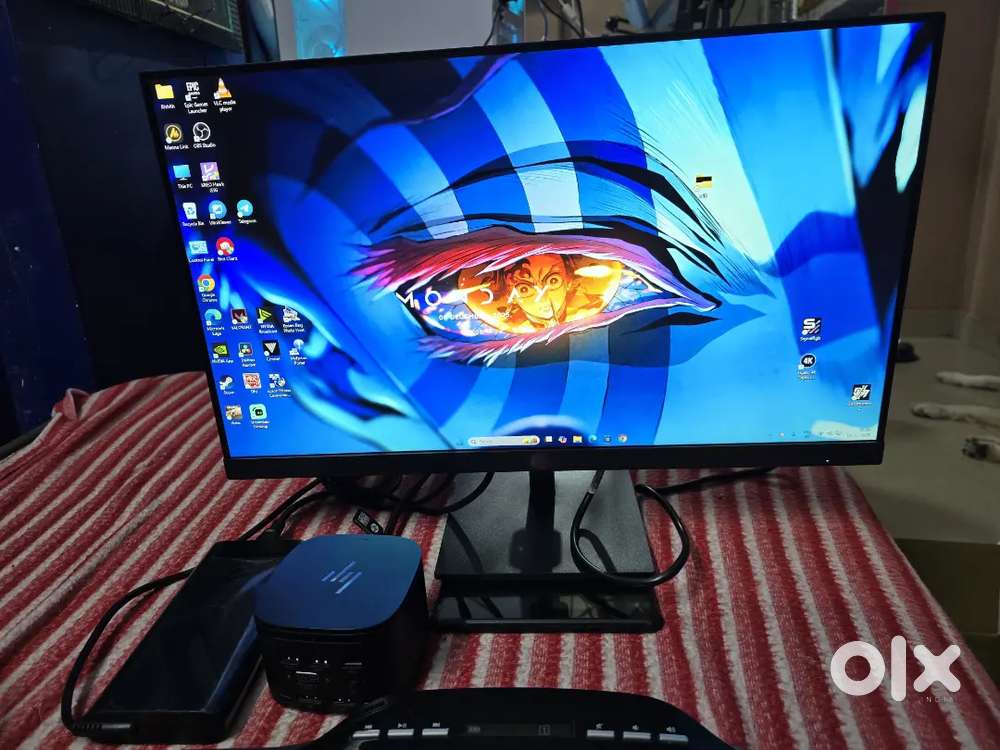 Hp monitor and hp docking station for sale