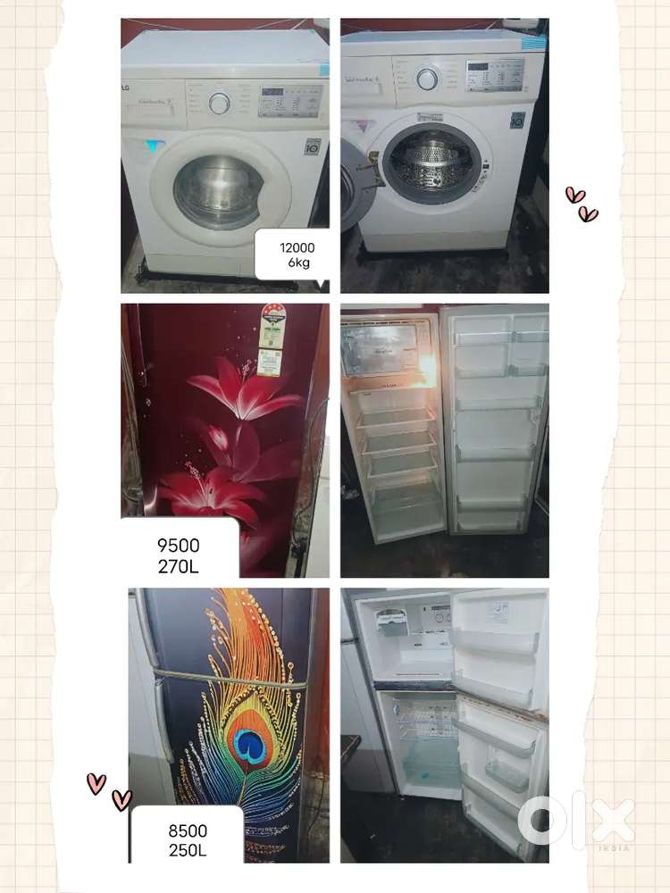 Washing machine fridge for sale