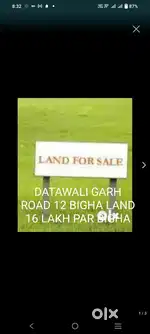 (PVS MALL ROAD SHASTRI NAGAR) 108/104 GAZ ON ROAD PLOT  180000 PER GAZ