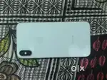 iPhone X, 1.5 year old, white colour.