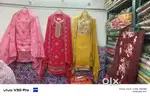 Ladies saree ladies suit peticot counter