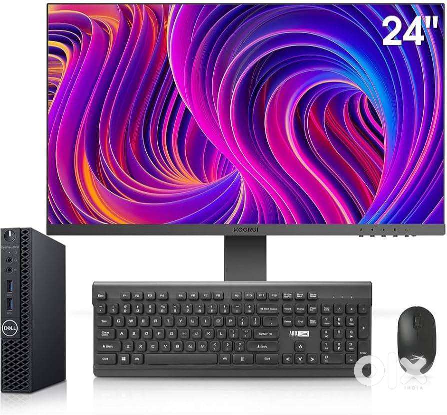 DELL HIGH SPEED COMPUTER WITH 25 INCH MONITOR