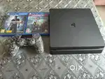 PS4 Slim500GB with Controller+ 2Games Included(Uncharted4,God of War)