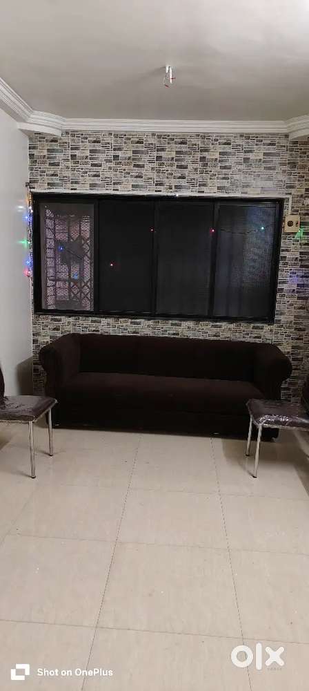 1 BHK Semi furnished nicely made up flat