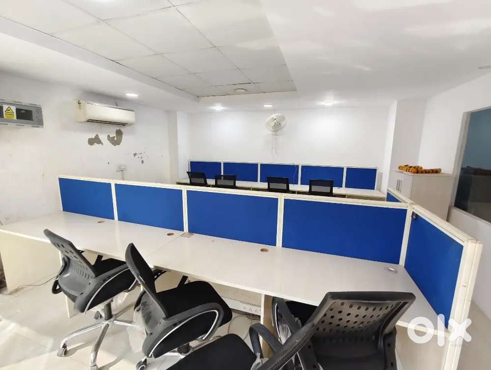 14 seater office with Boss cabin and conference hall