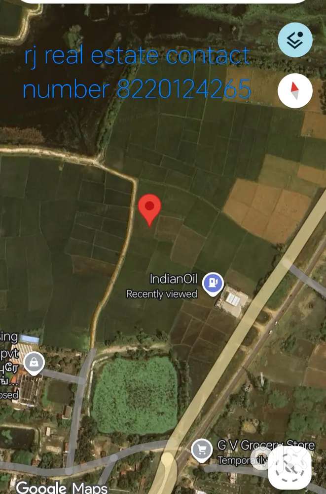 New ECR road 500 metre and lond70 cent properties sale low budget land