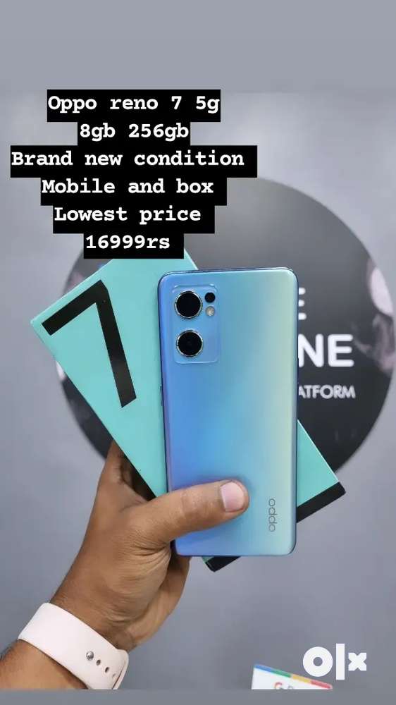 Oppo reno 7 5g 8gb 256gb brand new condition mobile and box only