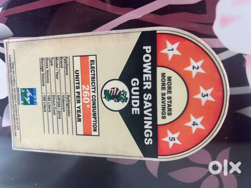 5 STAR rated Refrigerator for immediate SALE