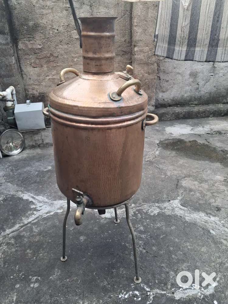 Antique brass boiler 70 years old