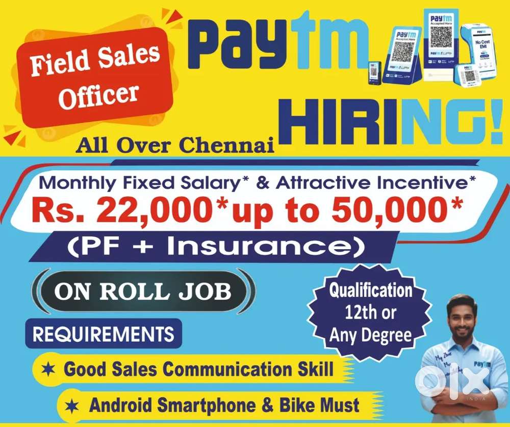 Jobs Available In Paytm For Sales