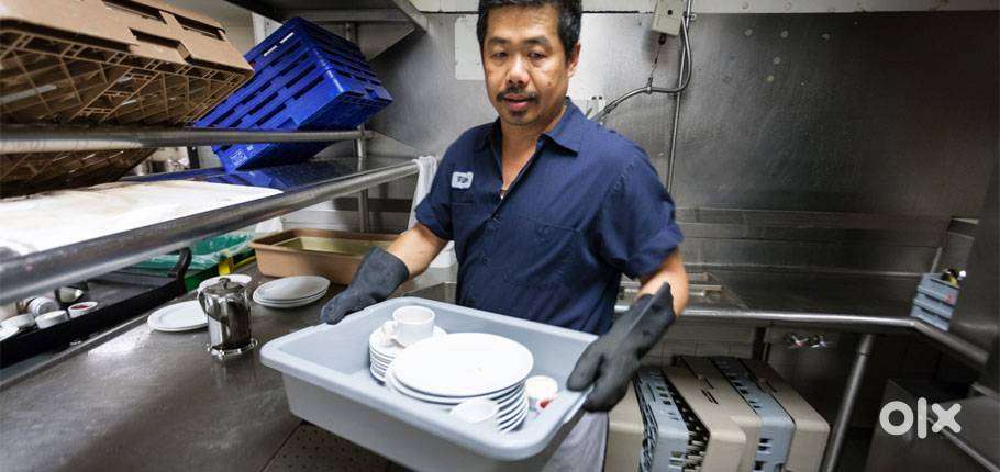 Kithen helper and waiter