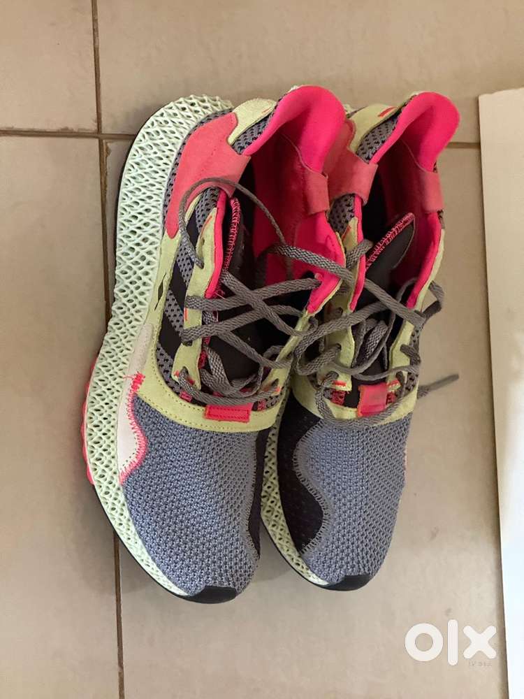 Adidas ZX4000 4D Men’s Lace-Up Sneakers – Grey