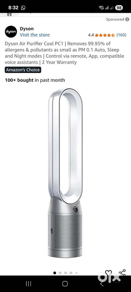 Dyson air purifier