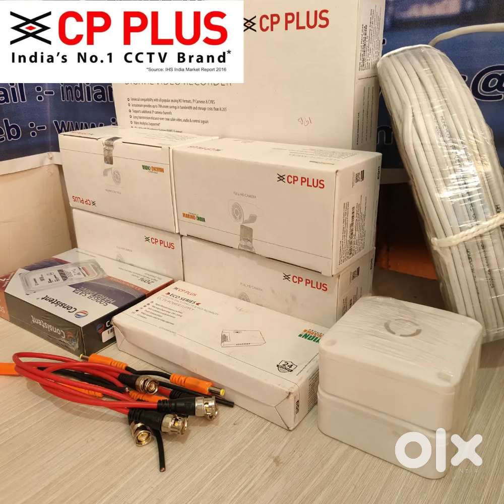 CP PLUS 4 Channal

COMPLETE SETUP WITH INSTALLATION