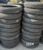 New and old tyre