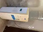 Water dispenser(blue star) with mini fridge