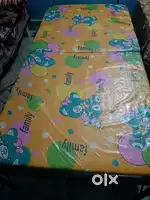BRAND NEW CONDITION BED WITH 3 INCH FOAM  AND STUDY TABLE