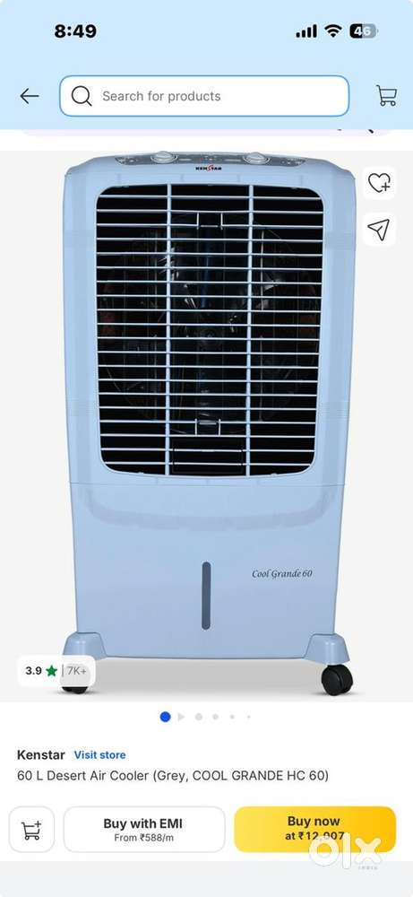 Kenstar 60L cooler for sale