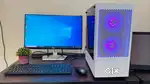 New Gaming And Editing PC With 24 inches FHD Dell Monitor