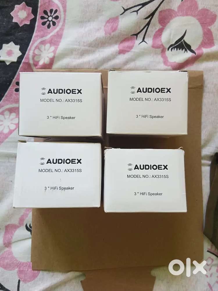 Audioex 3INch Hifi speaker 4pices